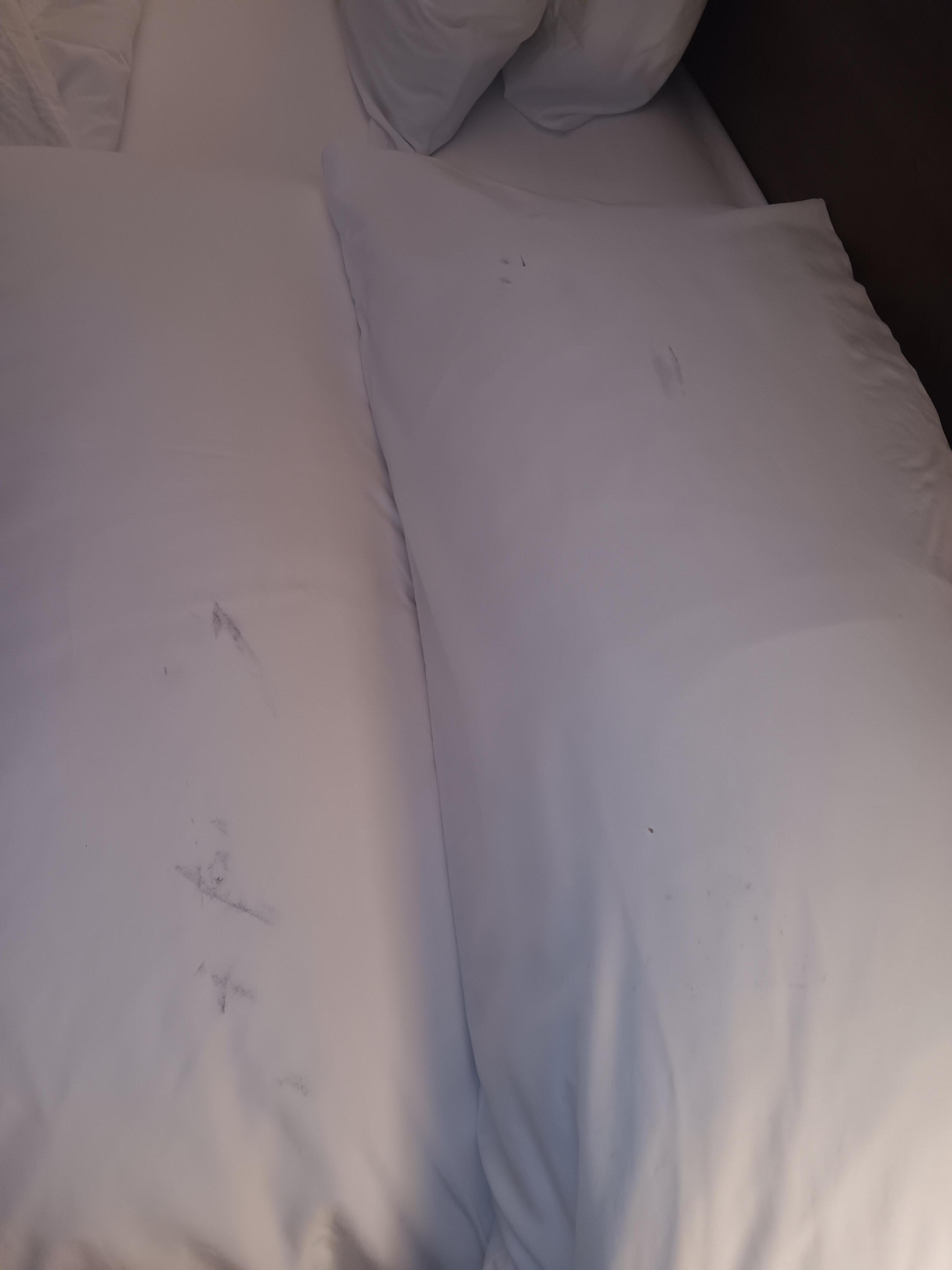 Black spots on the pillow cases
