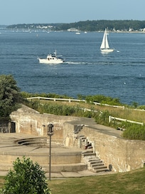 Echoes of history seen from our room