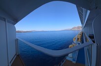 View of the caldera from our suite.