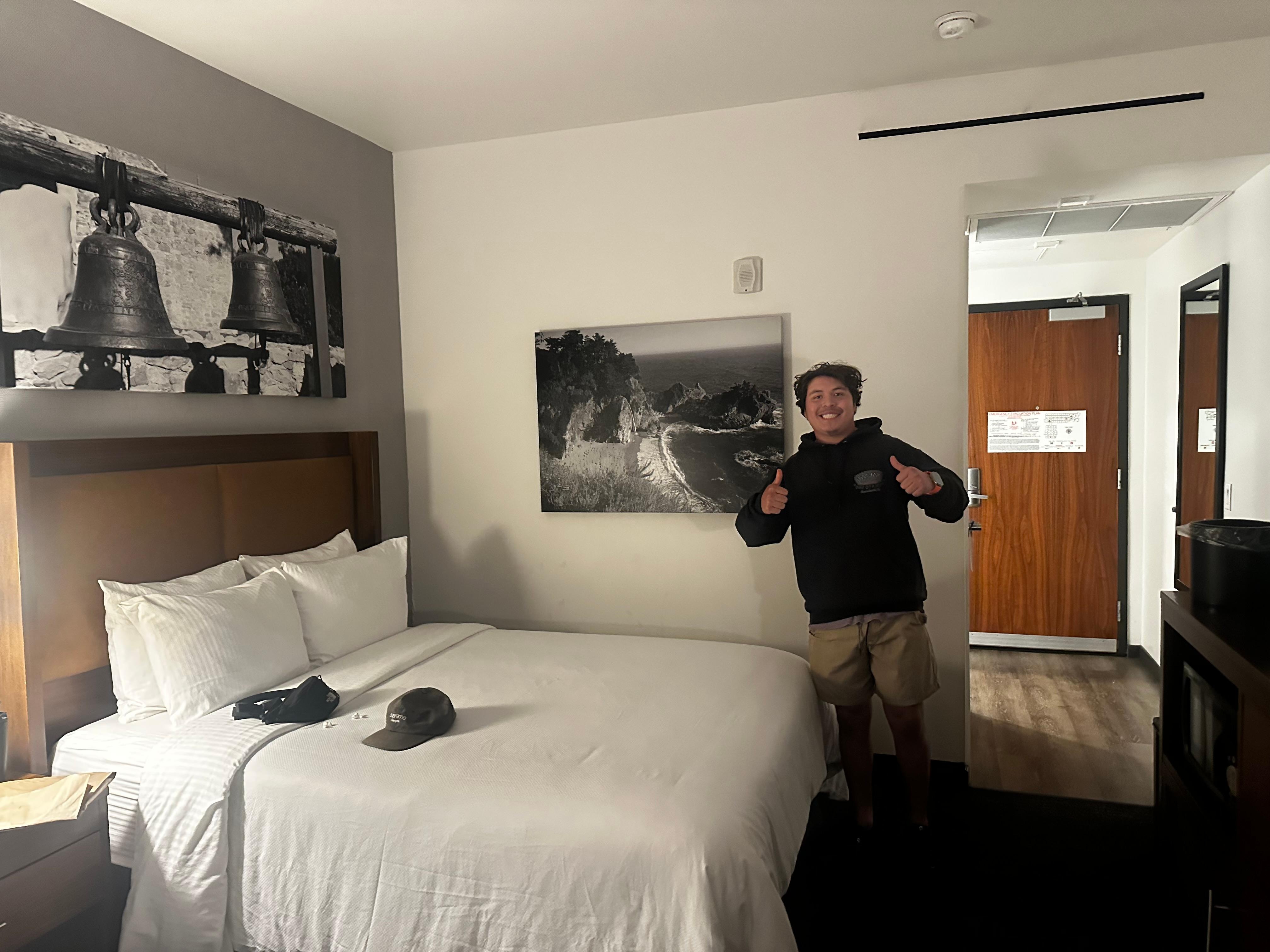 Since the moment we walked in the room, my son was happy to be there  as you can see in this picture, as any parent you see your son smiling you have nothing but joy in your heart 