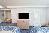 Nice new flat screen televisions and streaming apps