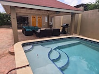 Outback yard and pool