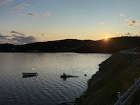 Sunset from the deck