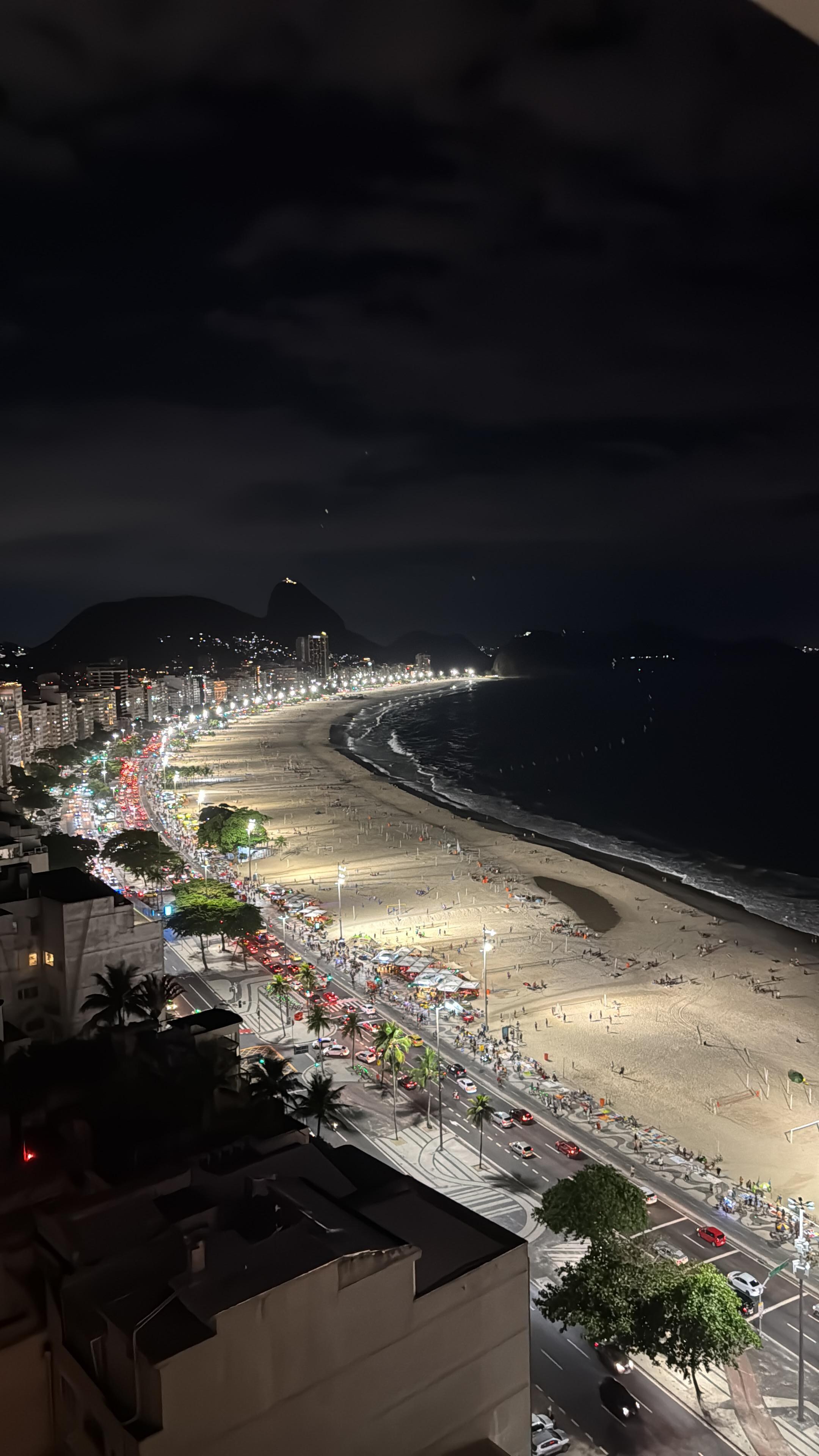 View from my room at night