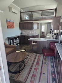 My teens loved the queen sized loft bed.