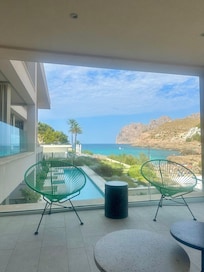 View from our terrace of the hotel room!