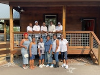 Denim & Dinner
In front of the cabin