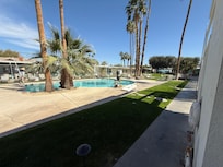 Pool area - view from room 17
