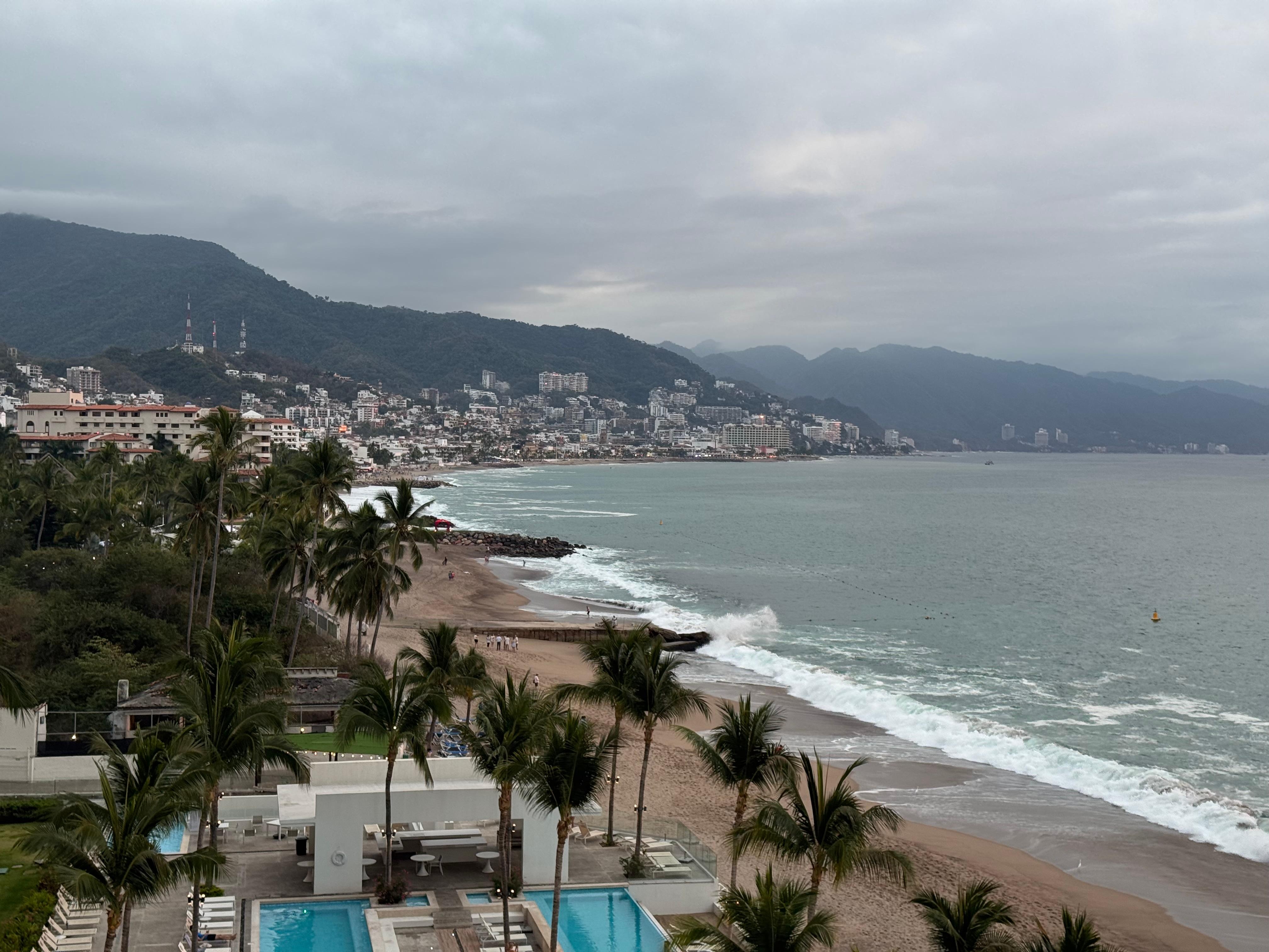 View from our balcony 