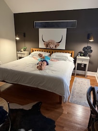 My grandson was at home