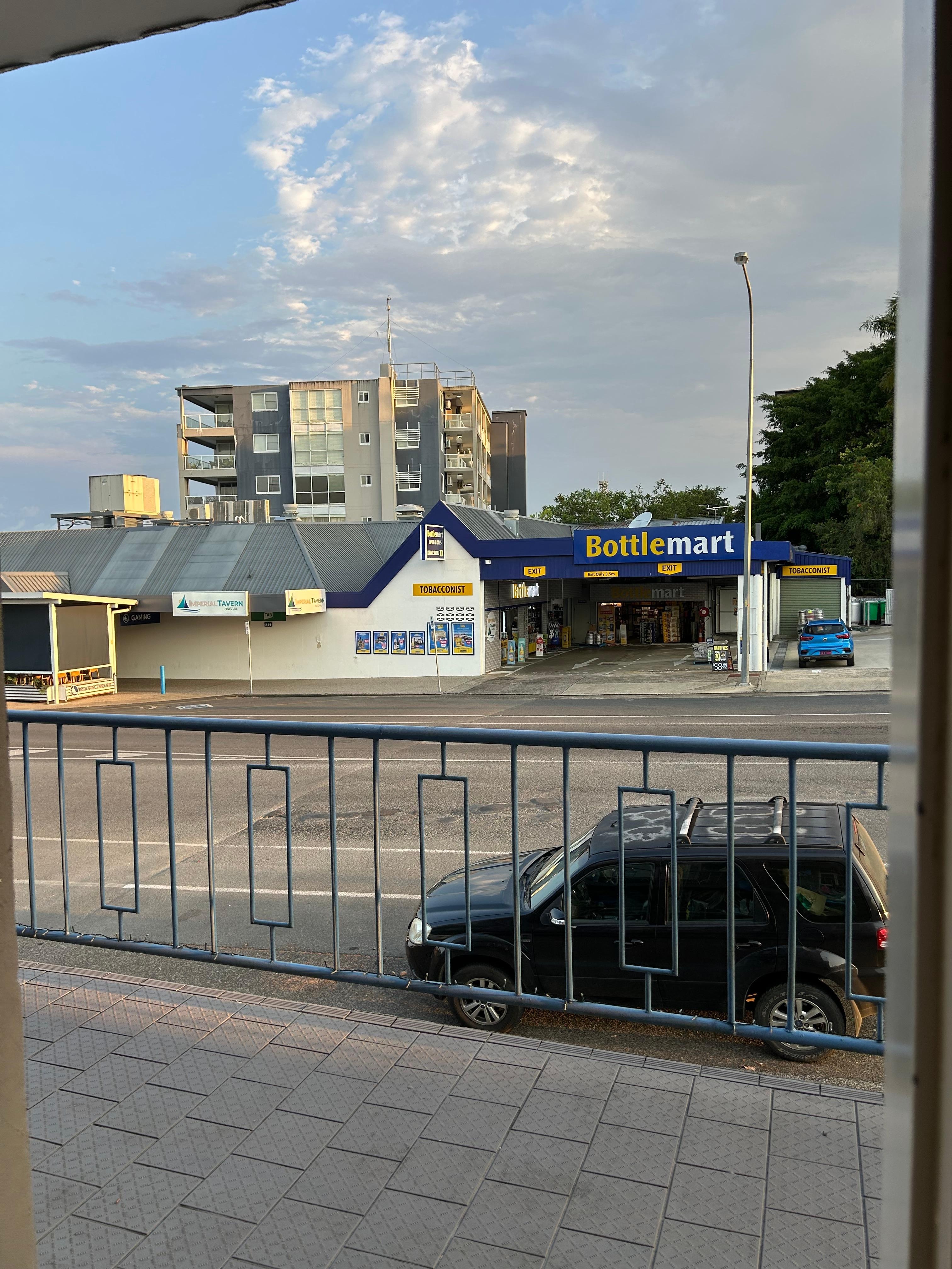 The view if you have the door open no windows 