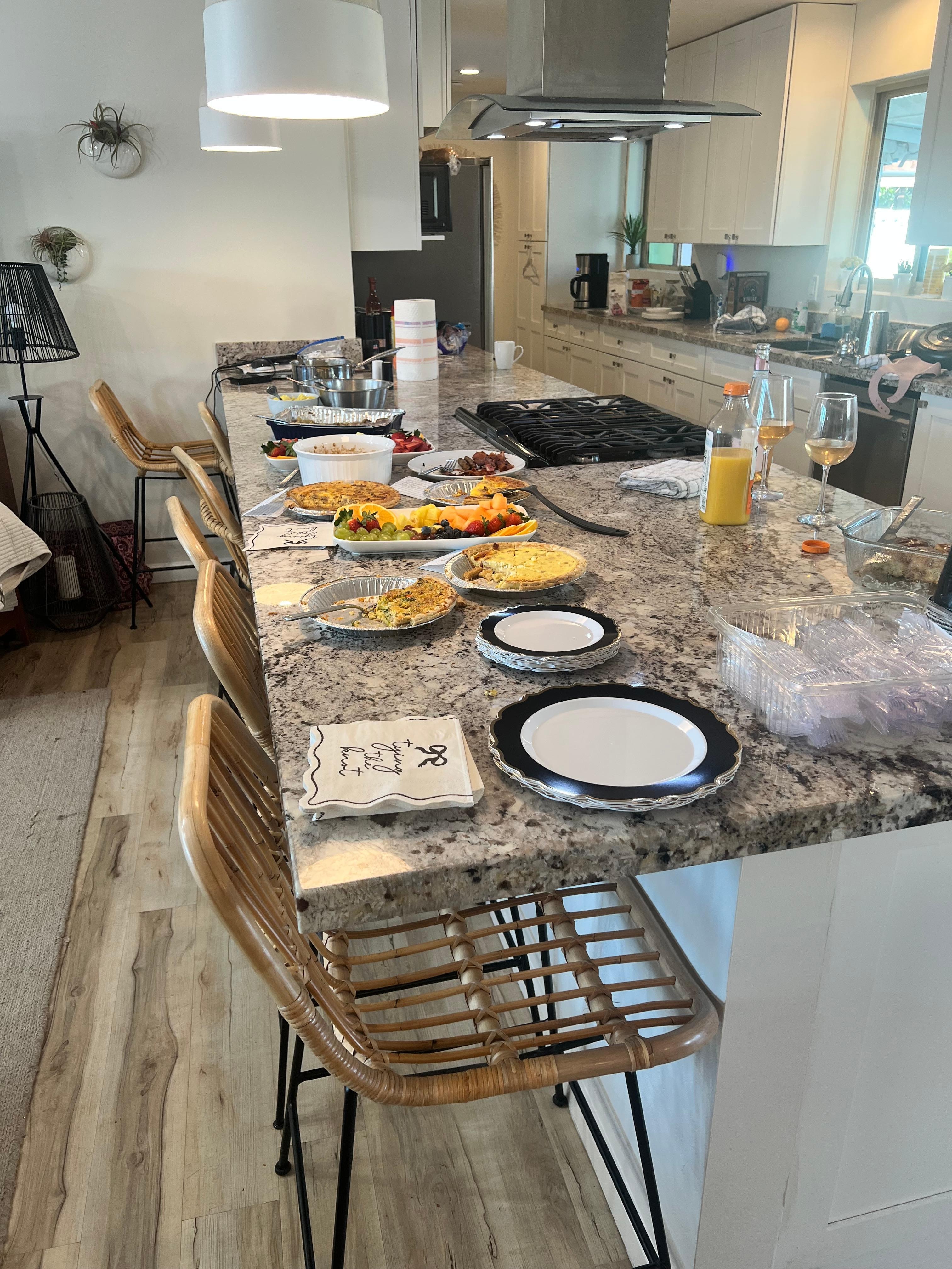 Wedding morning preparations 