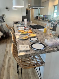 Wedding morning preparations