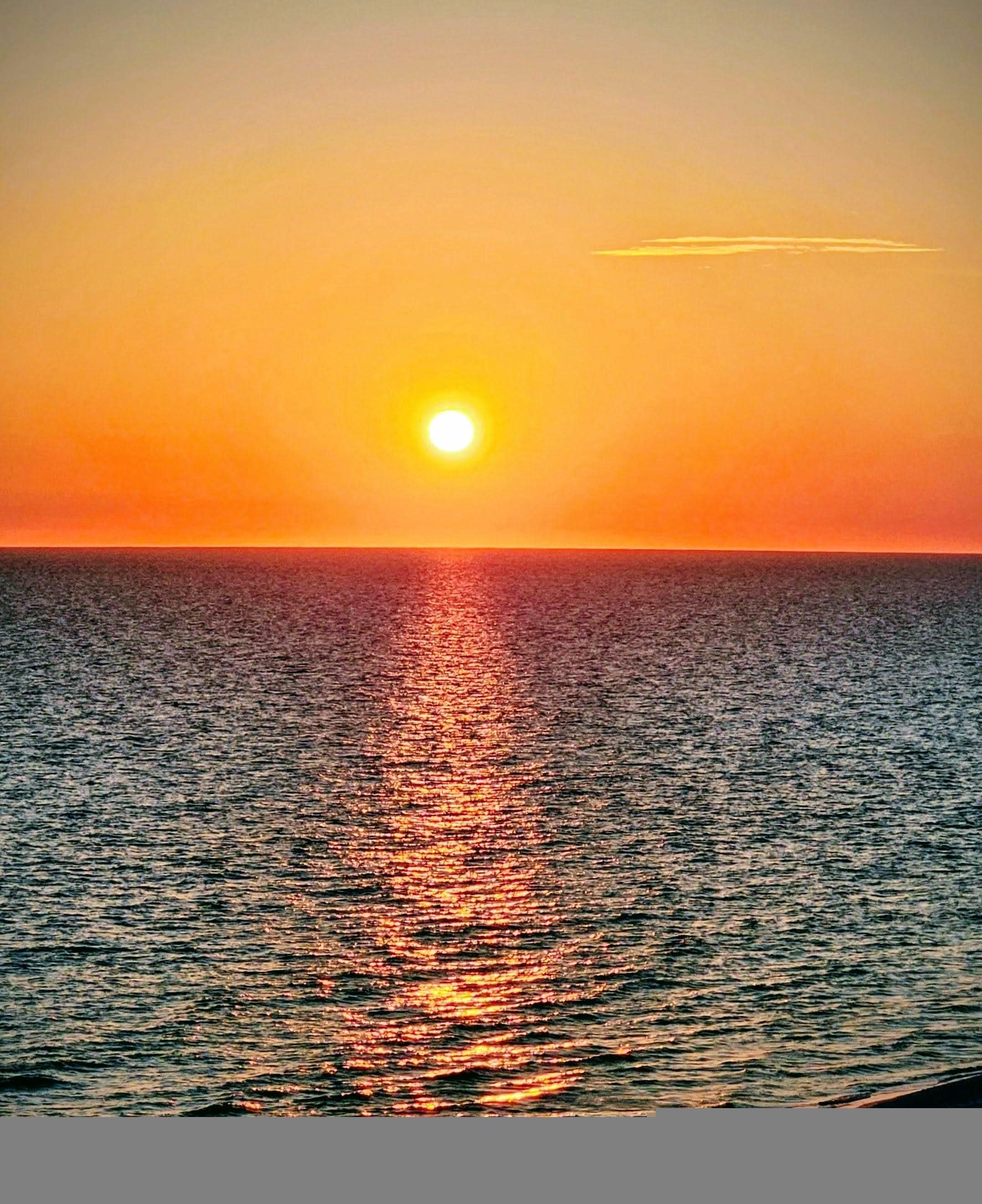 Sunset from the balcony 