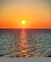 Sunset from the balcony