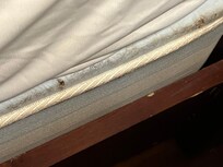 Dirty and ripped boxspring