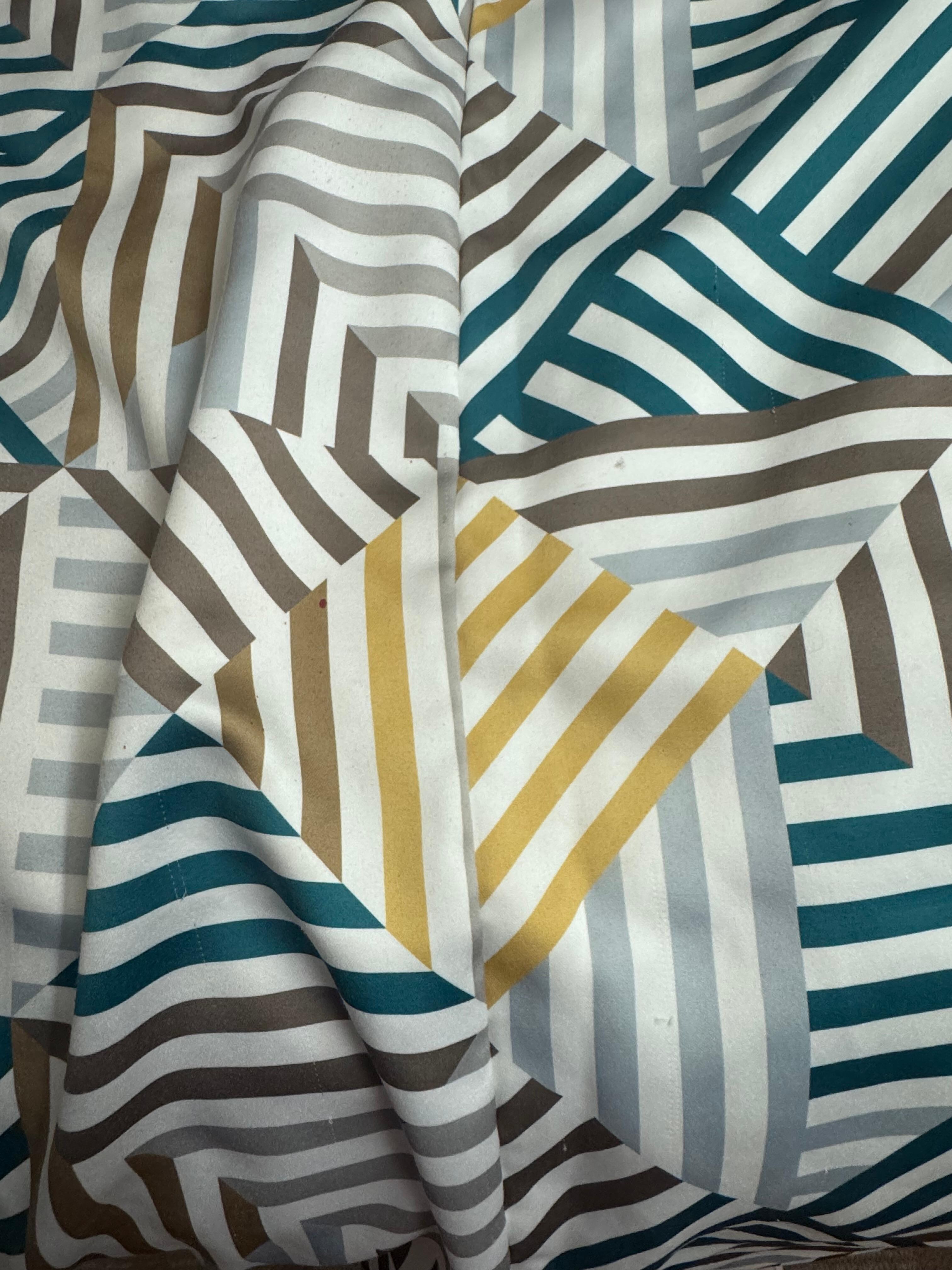 Stained linen unwashed