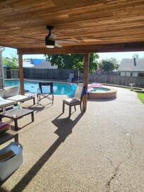 Backyard paradise. Calm, peaceful, relaxing.