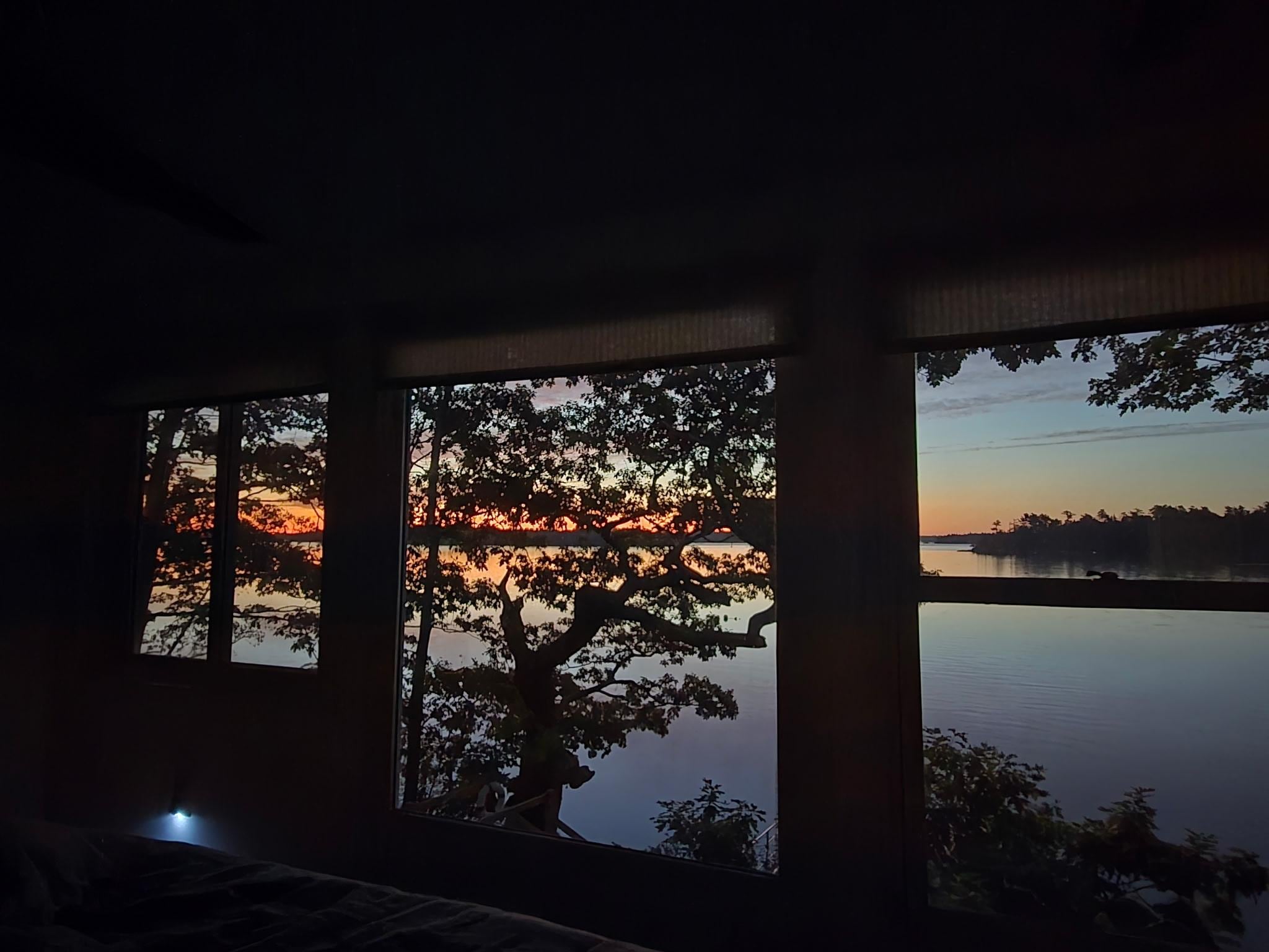 View from the master bedroom 