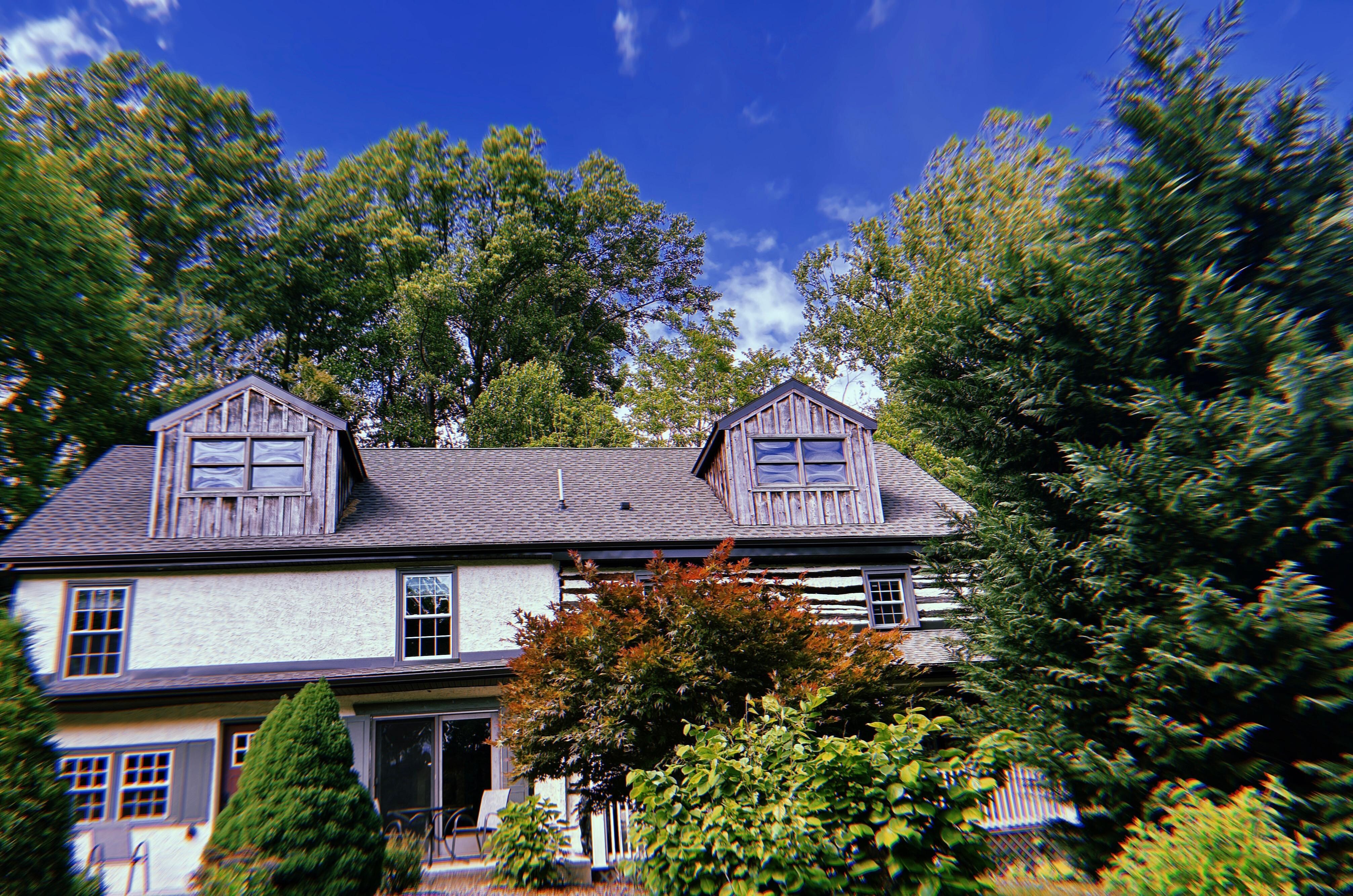 Outside front