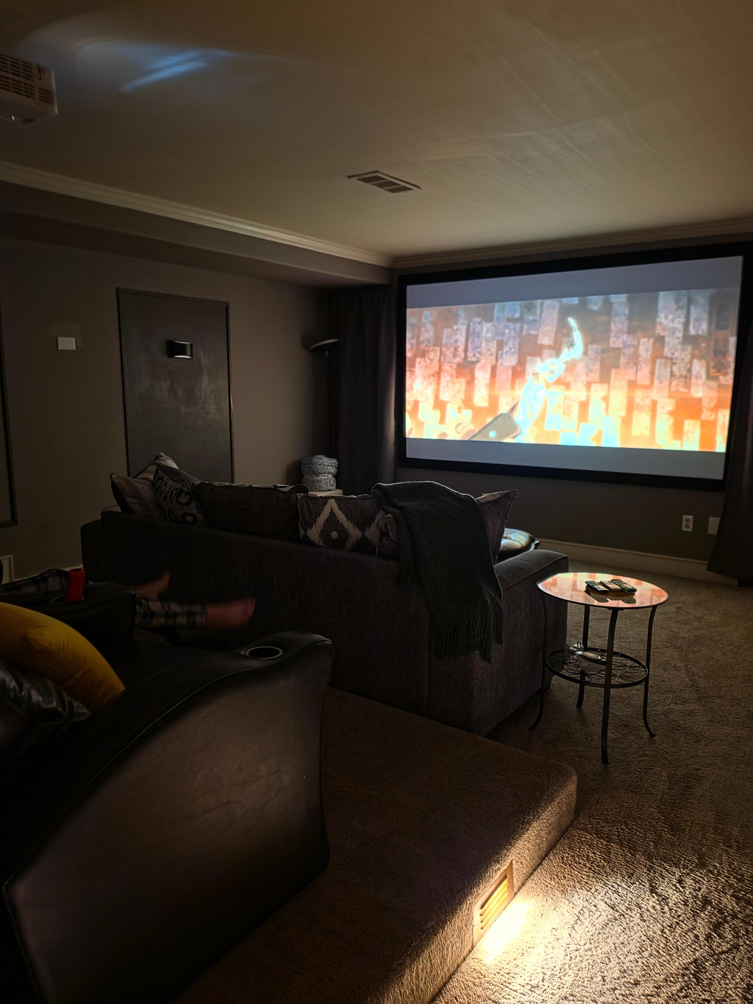 We even got some movie time in as a family!