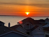 Sunset views from the deck.