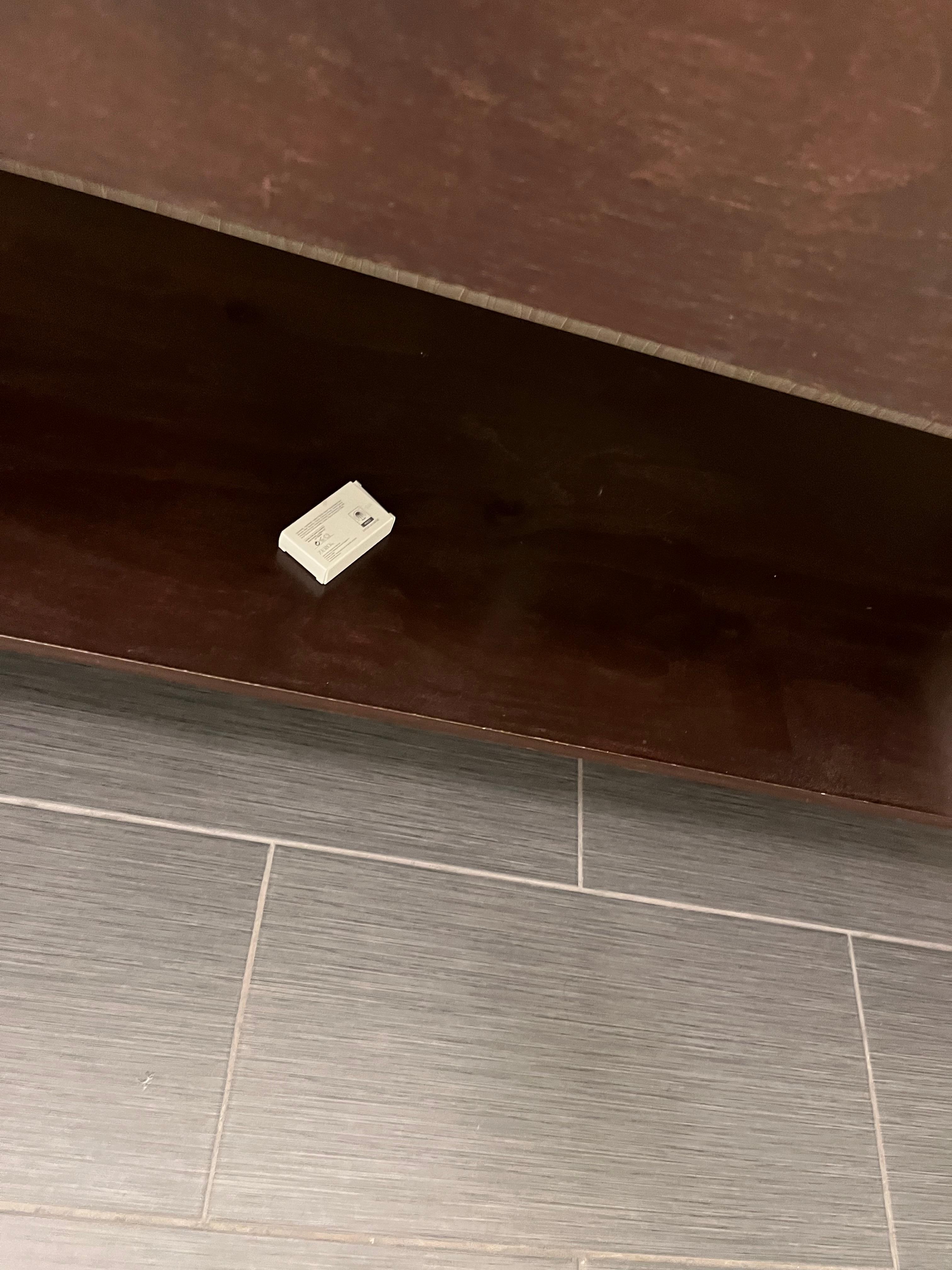 Trash under sink