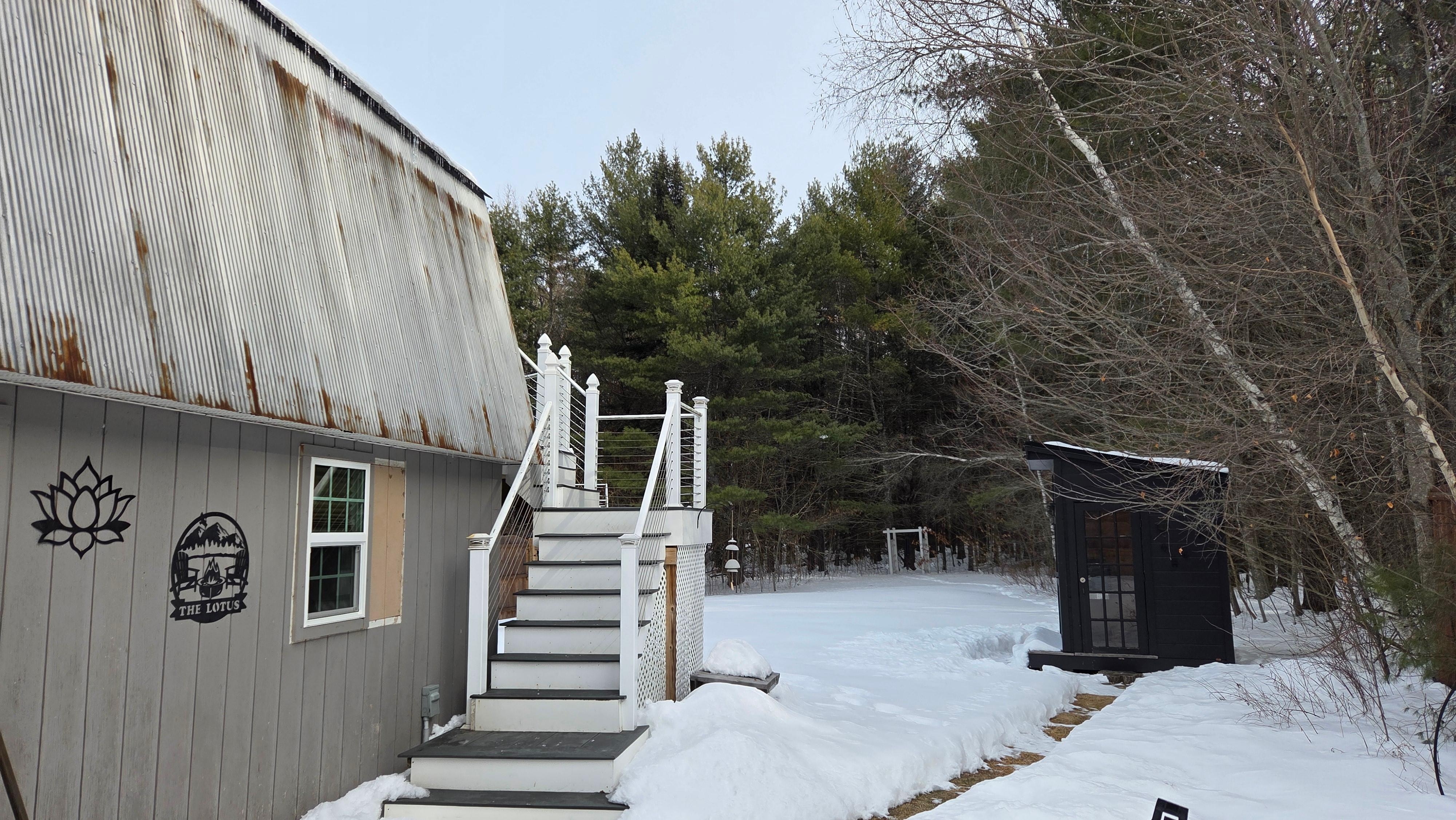 View from the hot tub