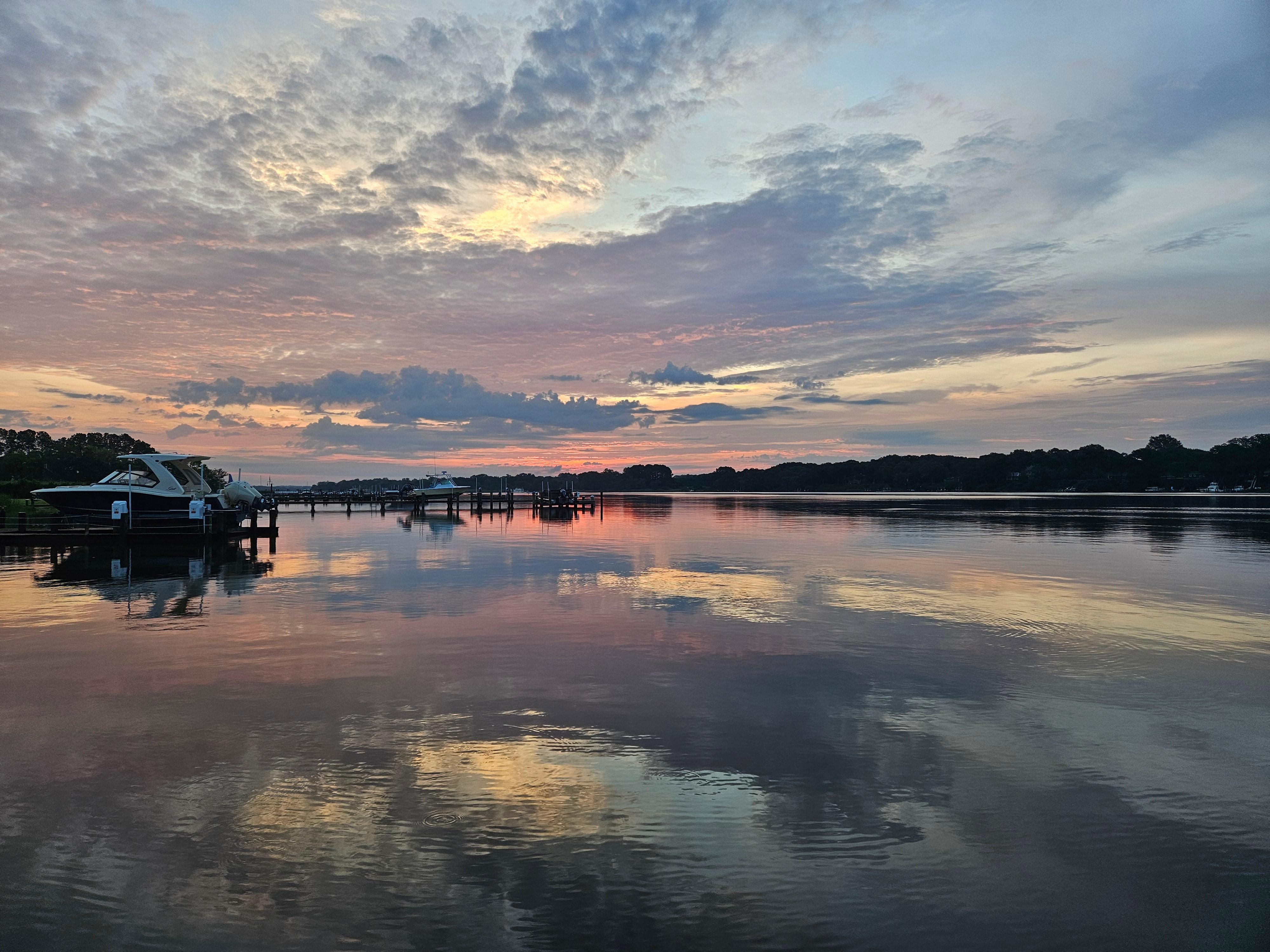 Beautiful sunrise from the pier!