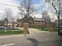 Outside. Just 1/2 block from restaurants and local favorite wilts frozen custard