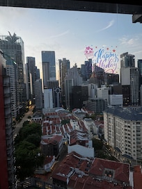 The view from my room is fantastic! And thank you for the thoughtful deco!