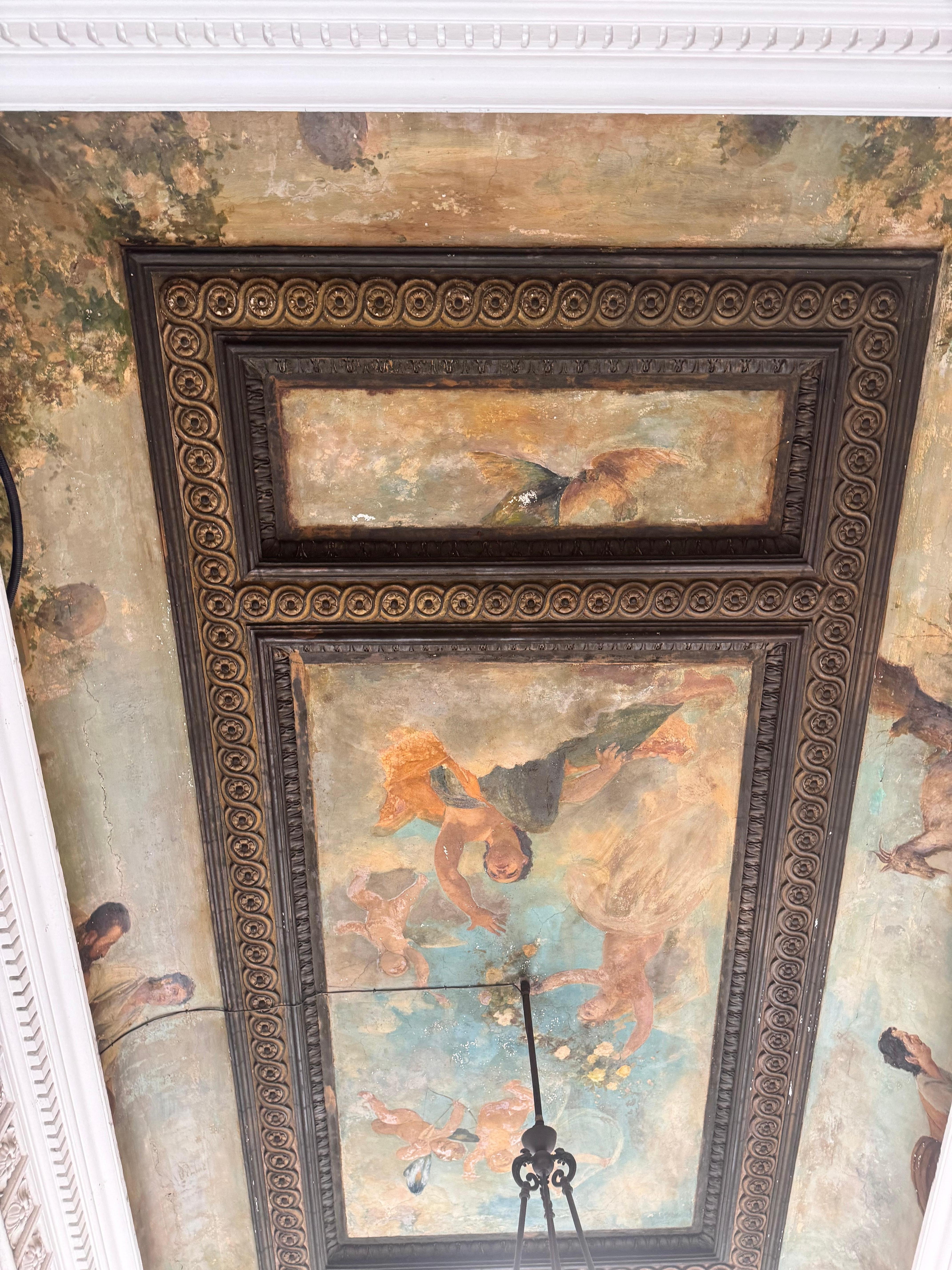 Ceiling of entryway