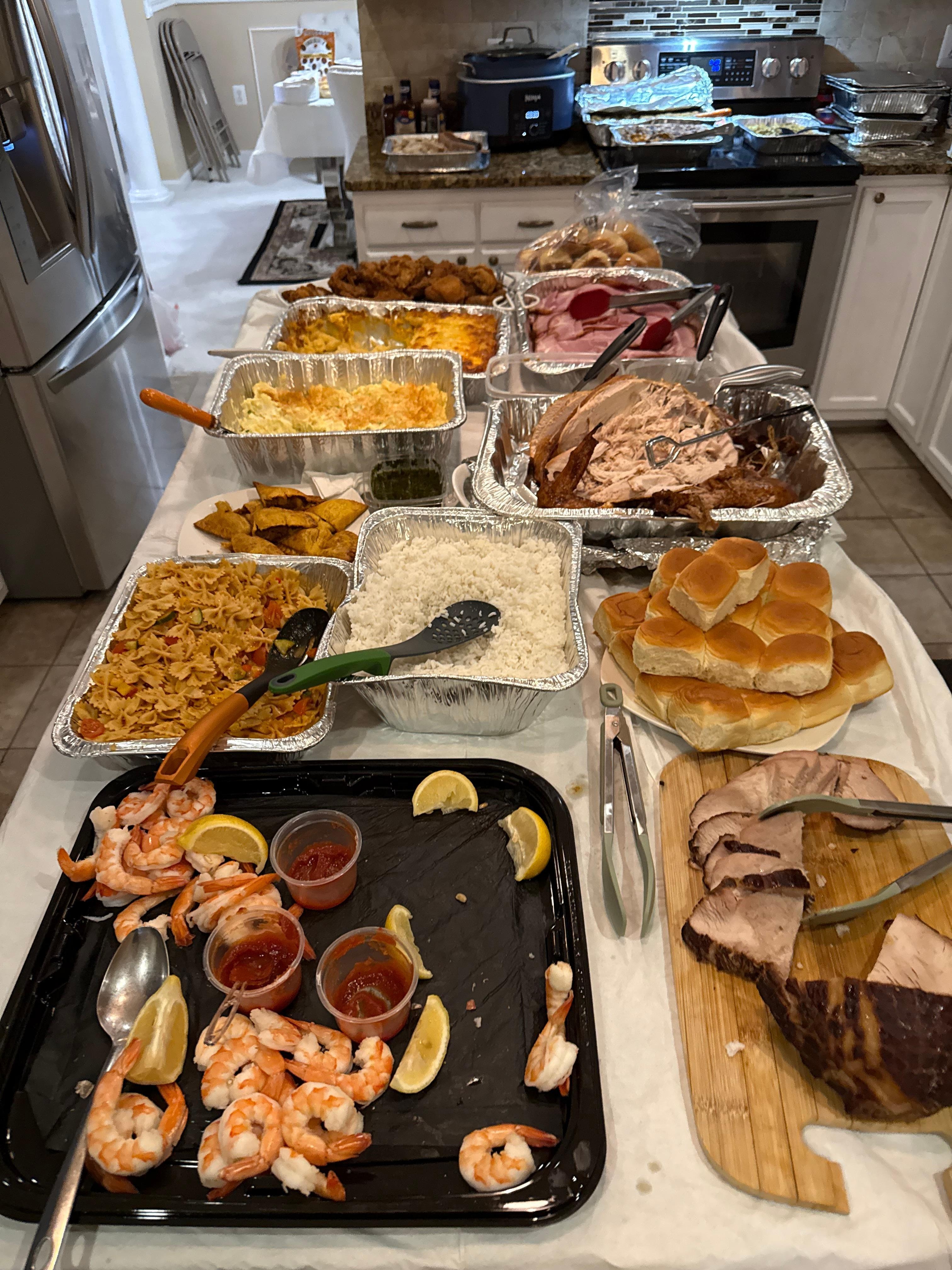 Plenty of space for all the food and fun...