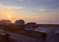 Sunrise from the porch