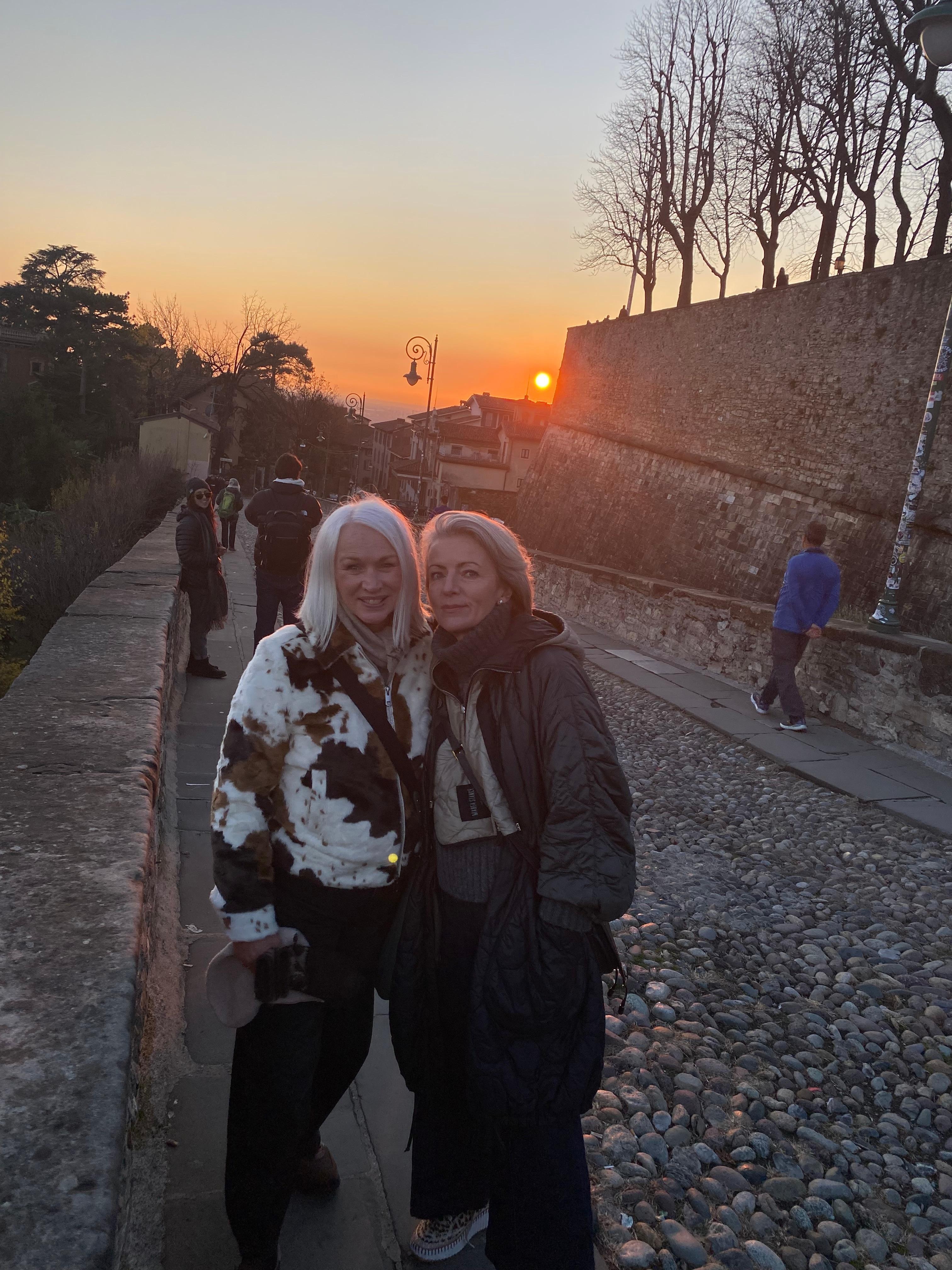 Returning from lower City