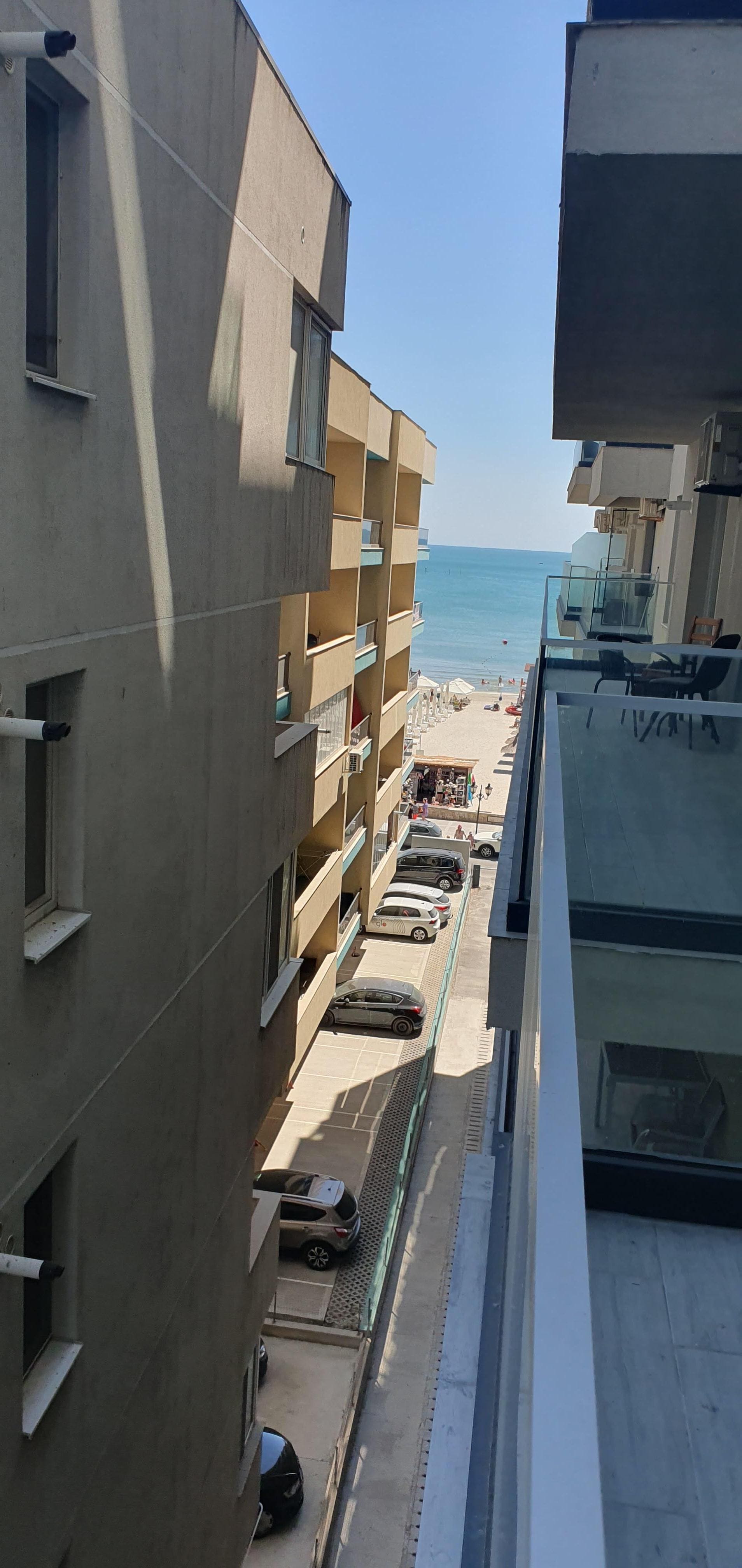 Blick auf dem Balkon