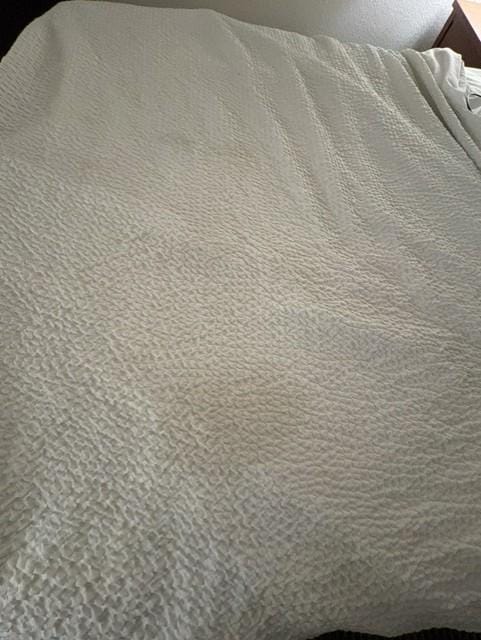 The bedding was disgusting.