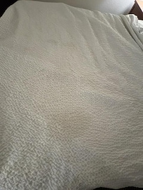 The bedding was disgusting.