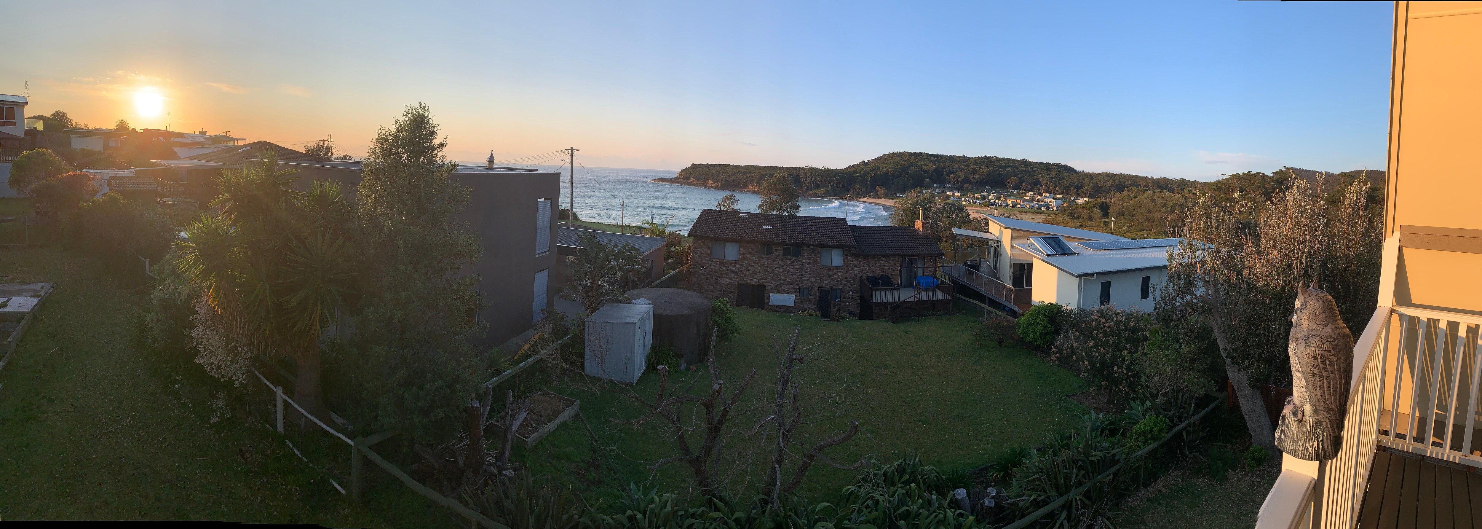 Early morning from the balcony