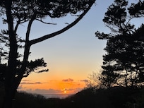 Sunset from the backyard!
