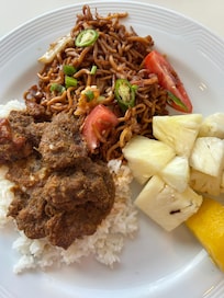 Delicious local breakfast buffet