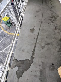 Garbage residue EVERYWHERE outside when you want to get to your room.