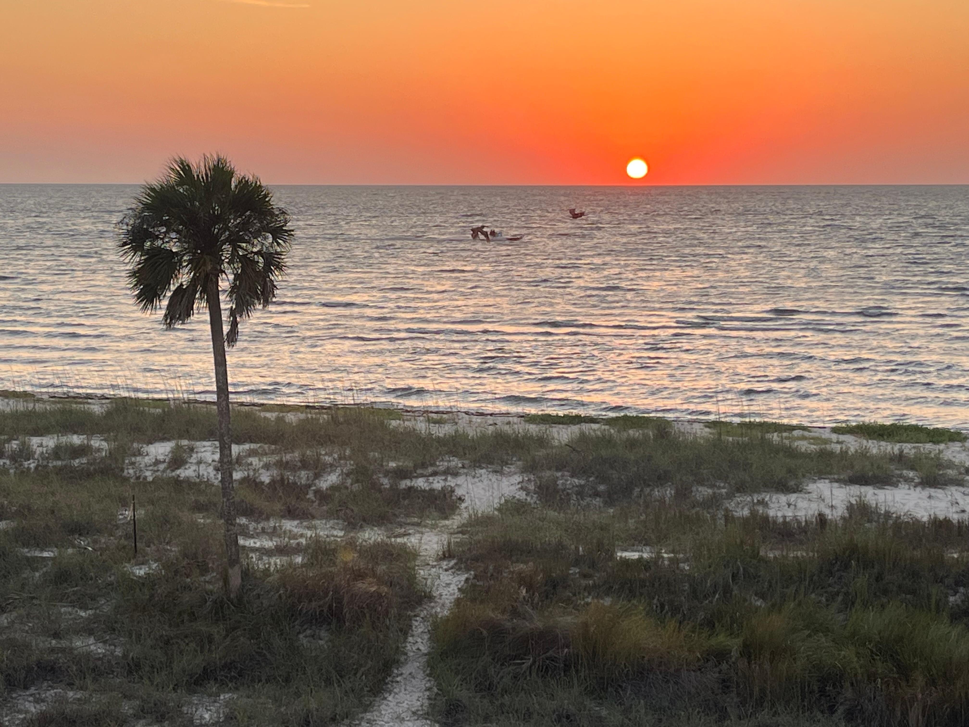 Beautiful sunrises.