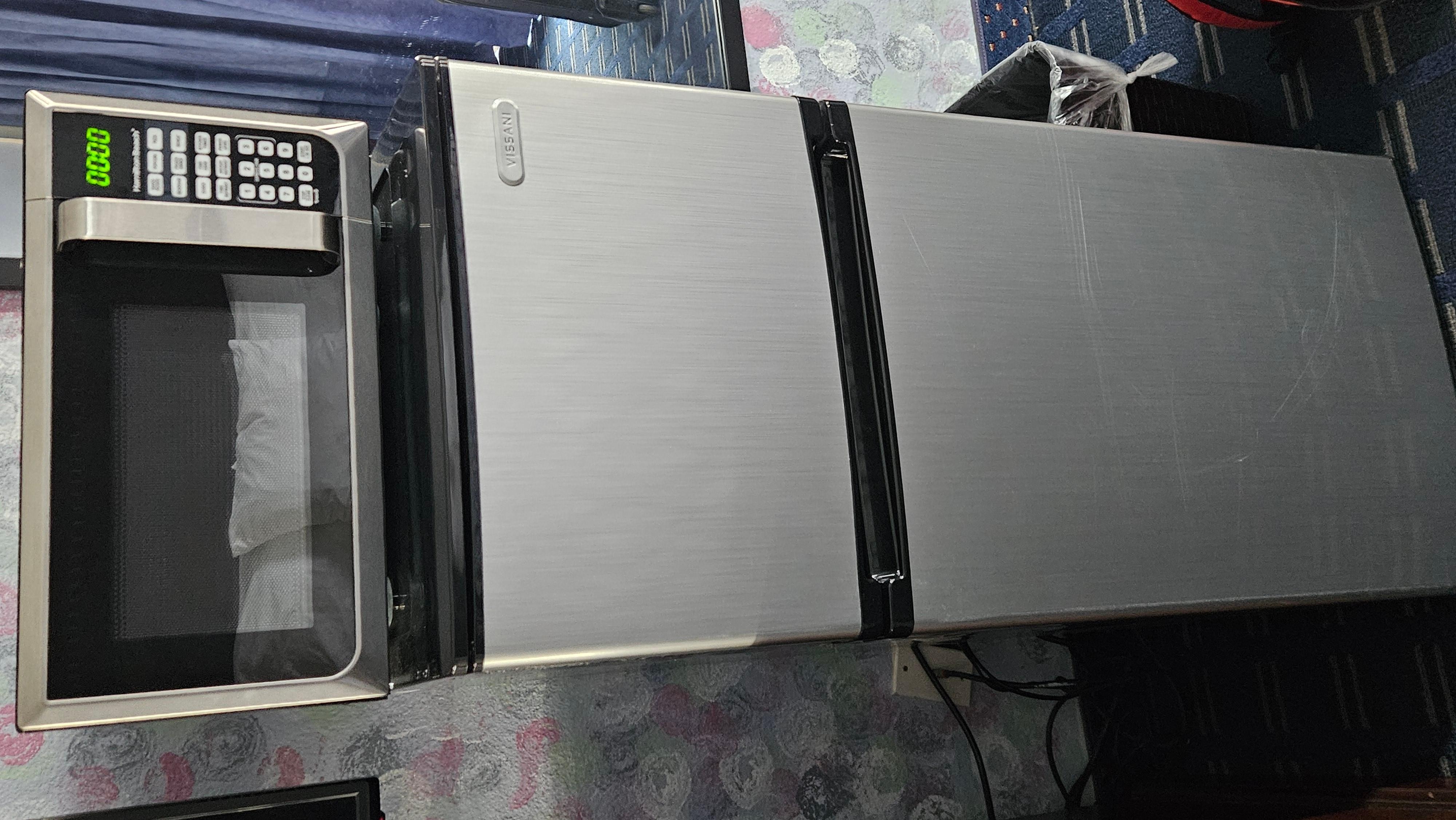 A full size refrigerator and freezer (almost)!