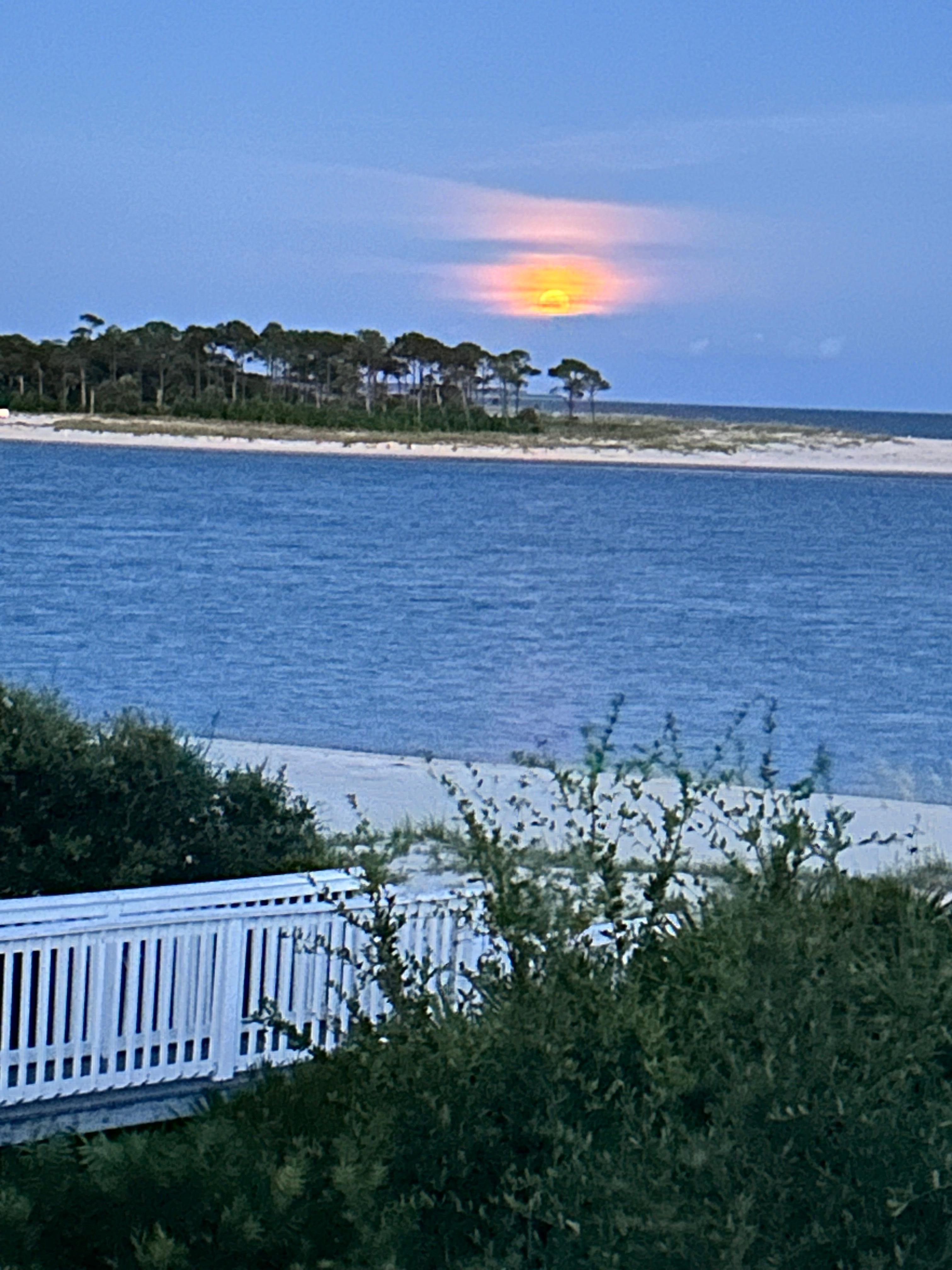 Our view from the deck. 