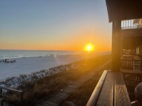 Sunset from the balcony