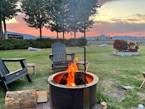 Sun set at Mazama House