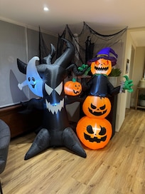 Decoraciones por la festividad de Halloween