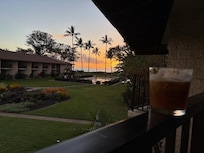 Sunset from our lanai.