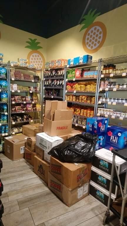 Storage in guest shop.